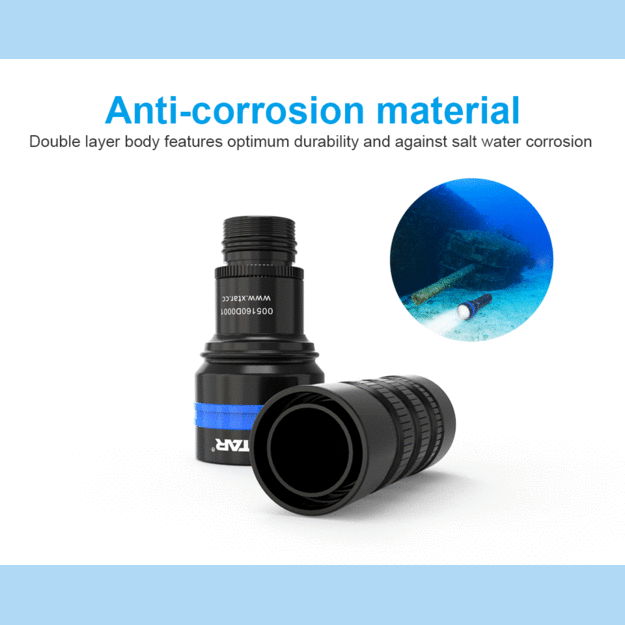 XTAR D06 1600lm lukturis komplekts