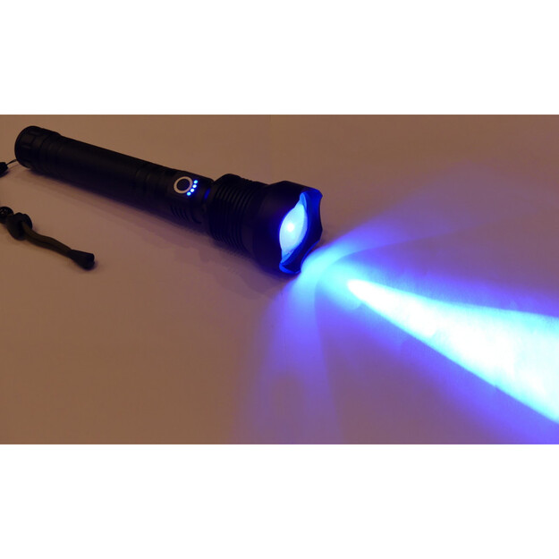 Lukturis ultravioletais UV 395-405nm ar fokusē&scaron;anu ZOOM