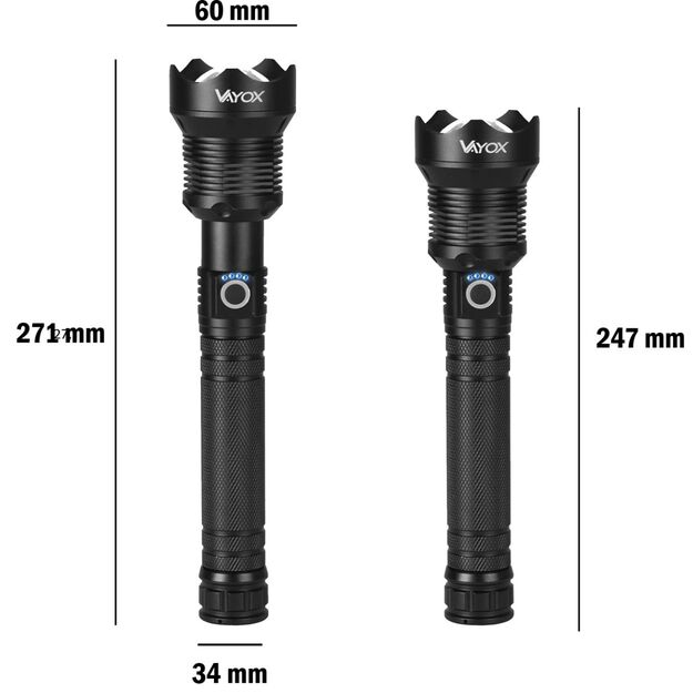 Lukturis ultravioletais UV 395-405nm ar fokusē&scaron;anu ZOOM