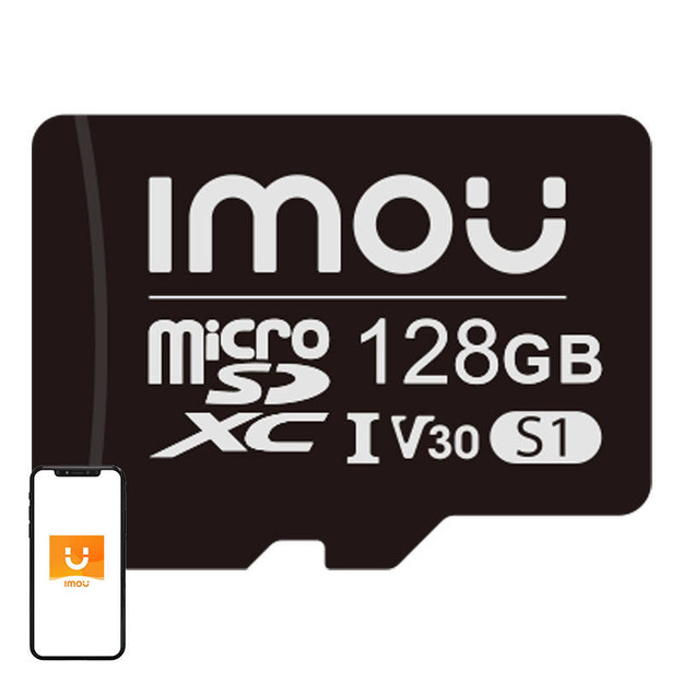 Atmiņas karte IMOU 128 GB microSD (UHS-I, SDHC, 10/U3/V30, 95/38)