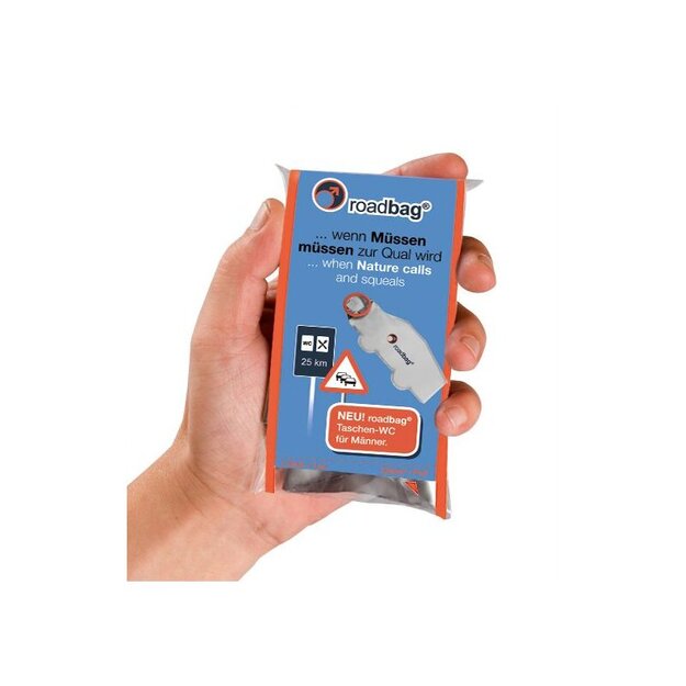 Roadbag pocket travel toilet for men