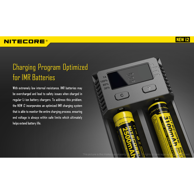 Nitecore NEW i2 charger