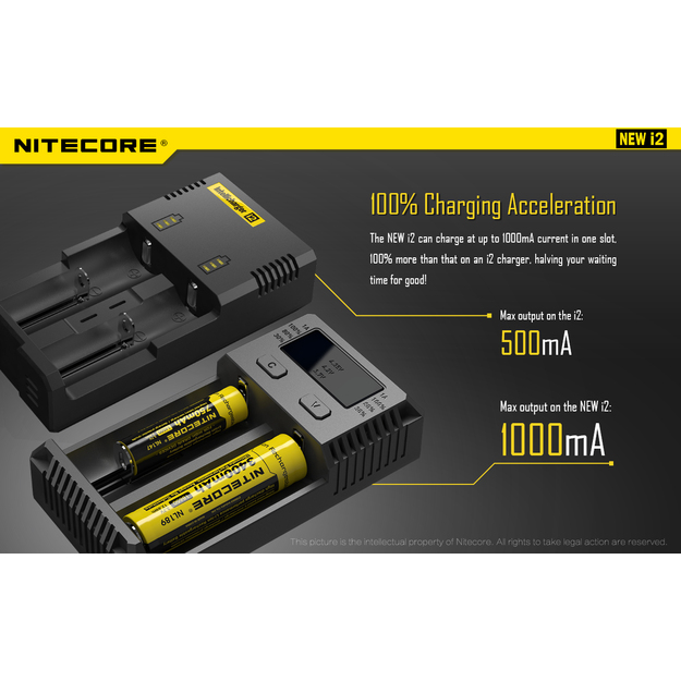 Nitecore NEW i2 charger