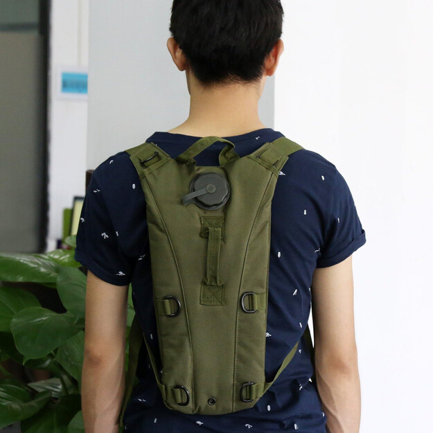 Velosipēdistu mugursoma ar 3L ūdens tvertni