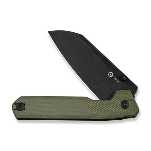 Civivi Hid knife OD Green G10, Black Stonewashed 14C28N by Ostap Hel (C23008-2)