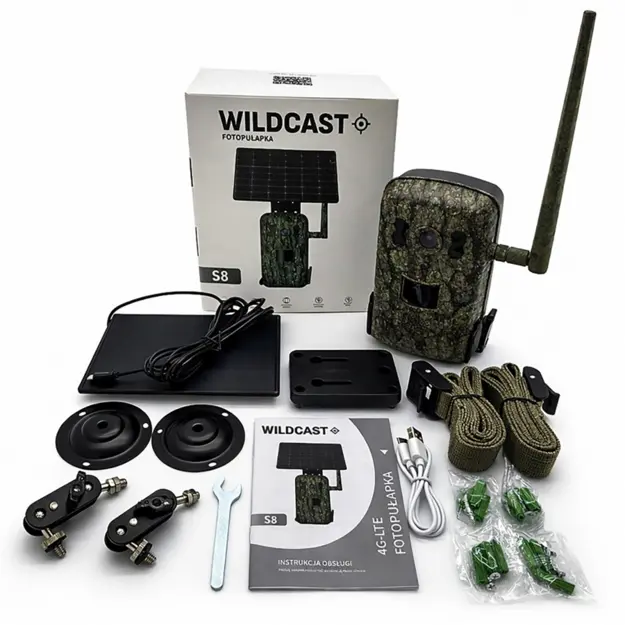 WildCast S8 GSM meža kamera ar 32GB atmiņas karti