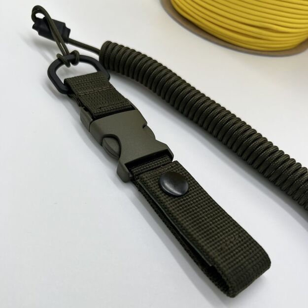 Ātri noņemama spirālveida aukla 2.0, Army Green