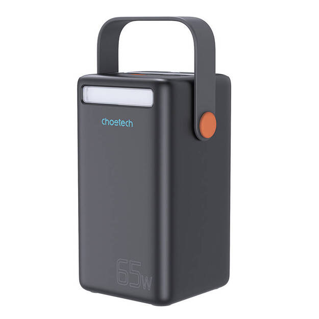 Choetech B664 Mini Power Station, 50000 mAh 65W baro&scaron;anas banka (melna)