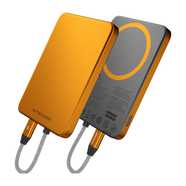 Nitecore ārējais akumulators (Powerbank) POCKET5 &ndash; 5000mAh oranžs