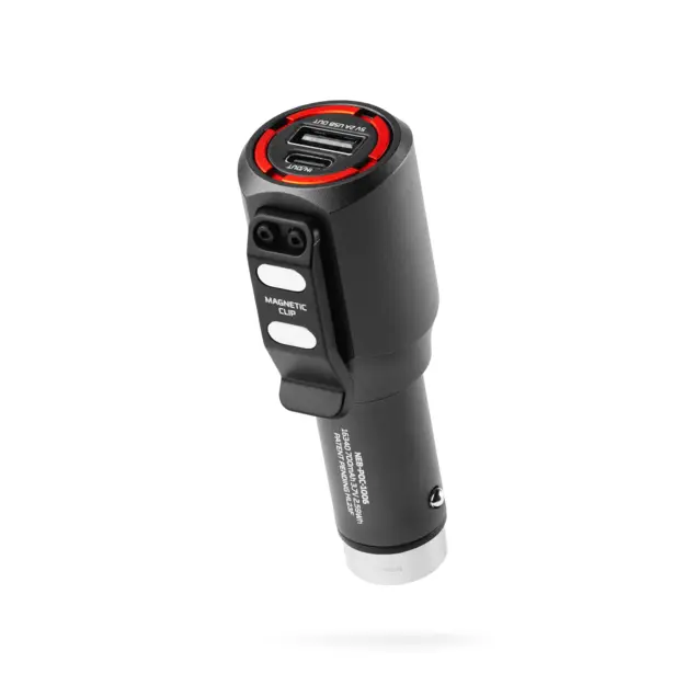 NEBO Transport 400 Car Flashlight with Glass Breaker, 400 Lumens