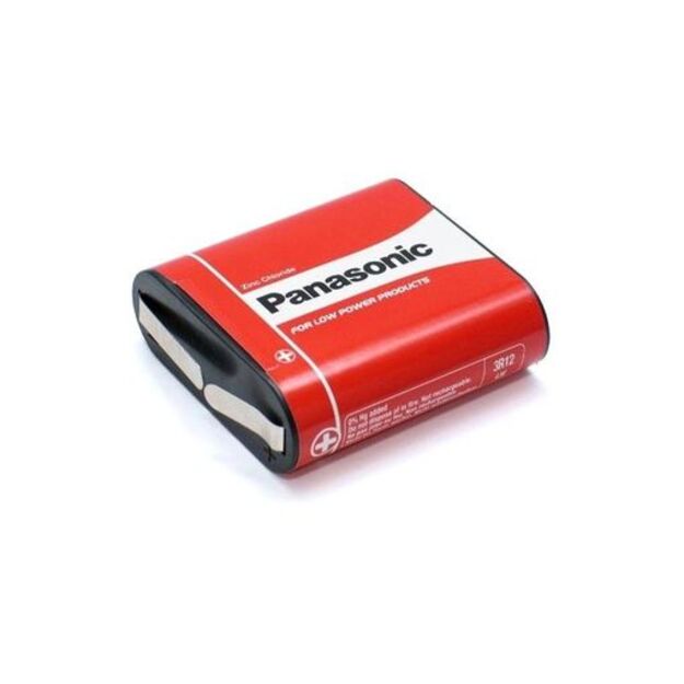 Panasonic 3R12 plakanā cinka-oglekļa baterija 4.5V