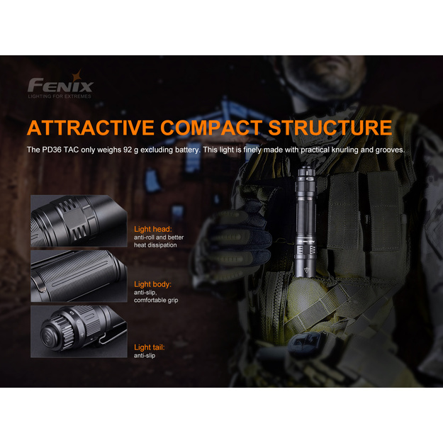 Fenix PD36 TAC lukturis