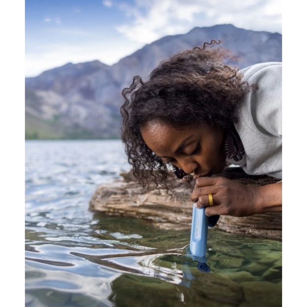 LifeStraw Peak sērijas personīgais ūdens filtrs  Dark Mountain Gray  LSPSPDGWW