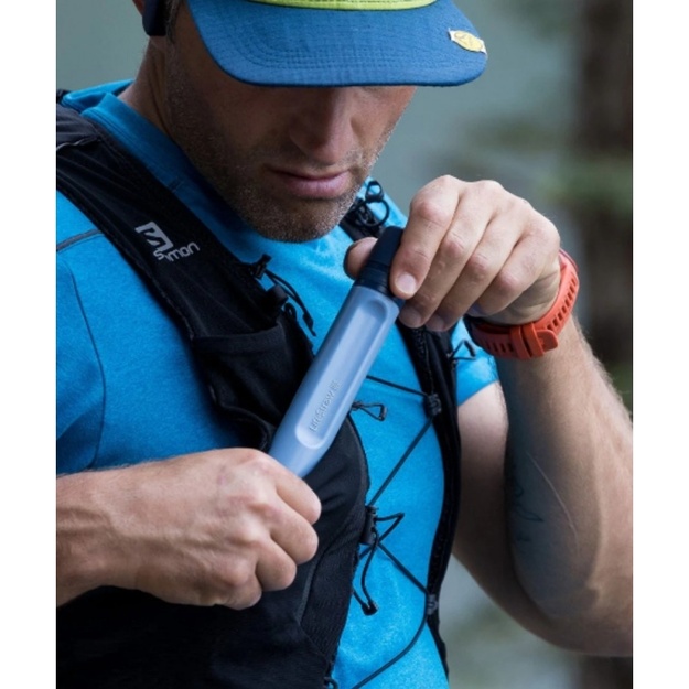 LifeStraw Peak sērijas personīgais ūdens filtrs  Dark Mountain Gray  LSPSPDGWW