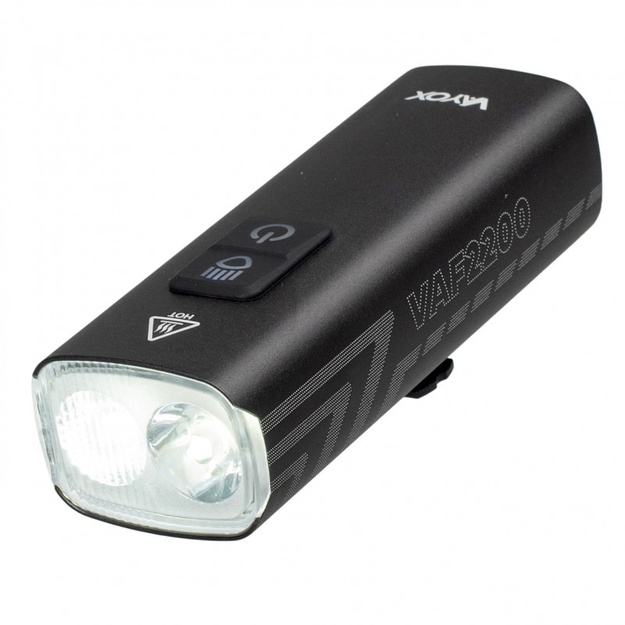 Vayox priek&scaron;ējais velosipēda lukturis 4500mAh 2000lm IPX6 VAF2200