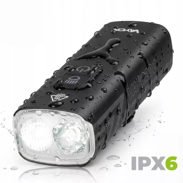 Vayox priek&scaron;ējais velosipēda lukturis 4500mAh 2000lm IPX6 VAF2200