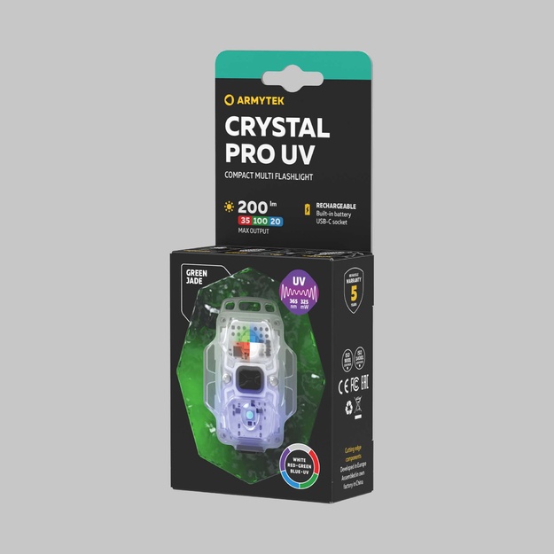Armytek Crystal Pro UV flashlight Yellow F10301YUV