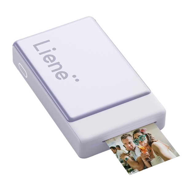 LIENE Pearl N200 Pro 2x3  Portable Photo Printer (Purple)