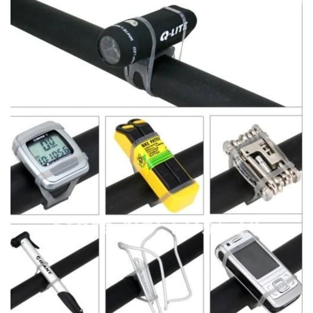 Velosipēda elastīgais silikona fiksācijas pārsējs