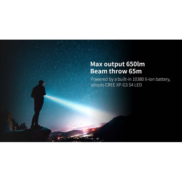 Xtar T2 Rechargeable LED Key Ring flashlight