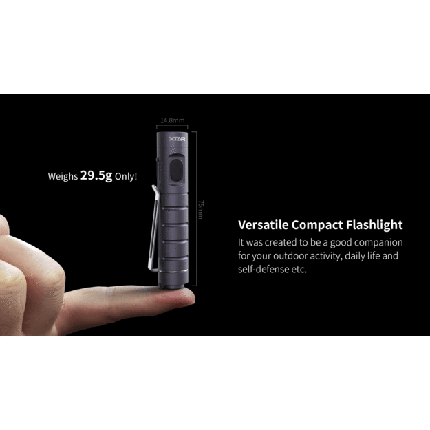 Xtar T2 Rechargeable LED Key Ring flashlight