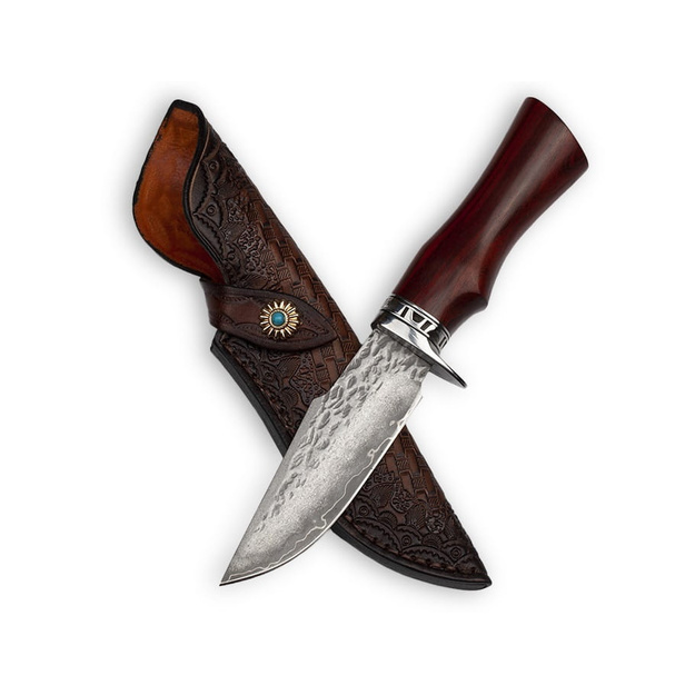 TAKOMA Damascus Hunting Knife N-954A