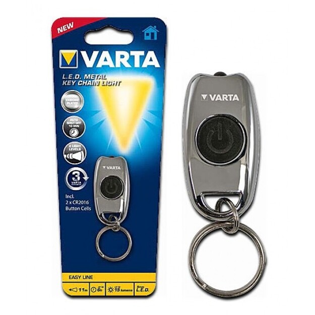 VARTA metal flashlight - keychain 16603
