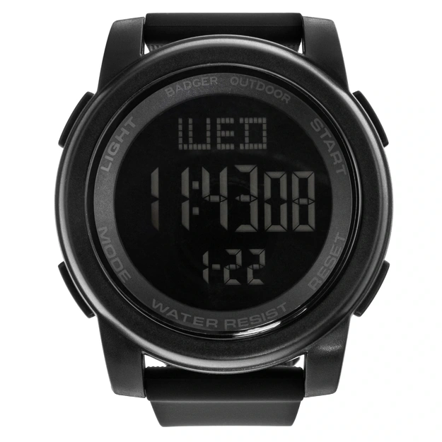 Badger Outdoor elektroniskais pulkstenis Nightmark Melns