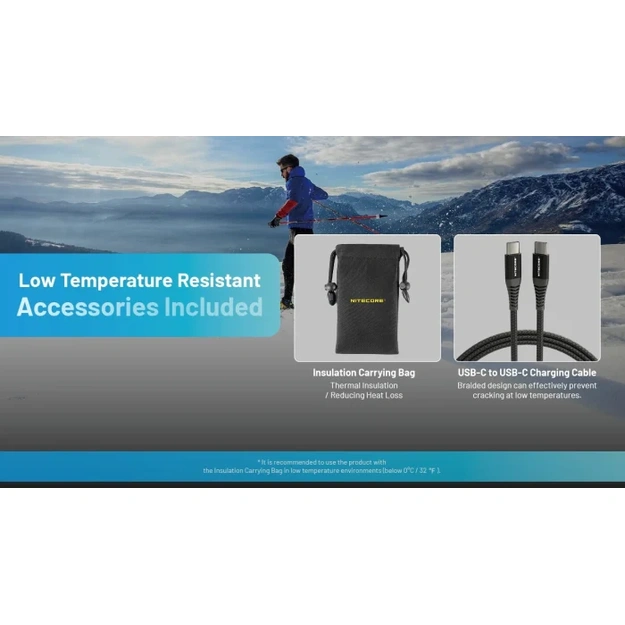 Nitecore SUMMIT 10000 Low Temperature Powerbank 10000mAh