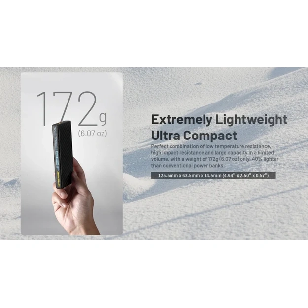 Nitecore SUMMIT 10000 Low Temperature Powerbank 10000mAh