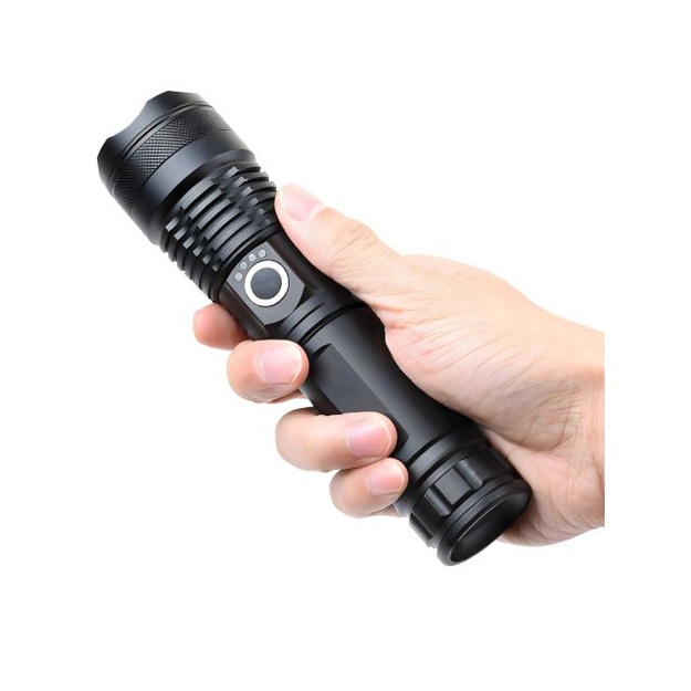 Uzlādējams LED kabatas lukturis ar USB
