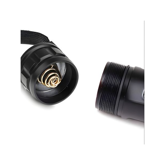 Uzlādējams LED kabatas lukturis ar USB