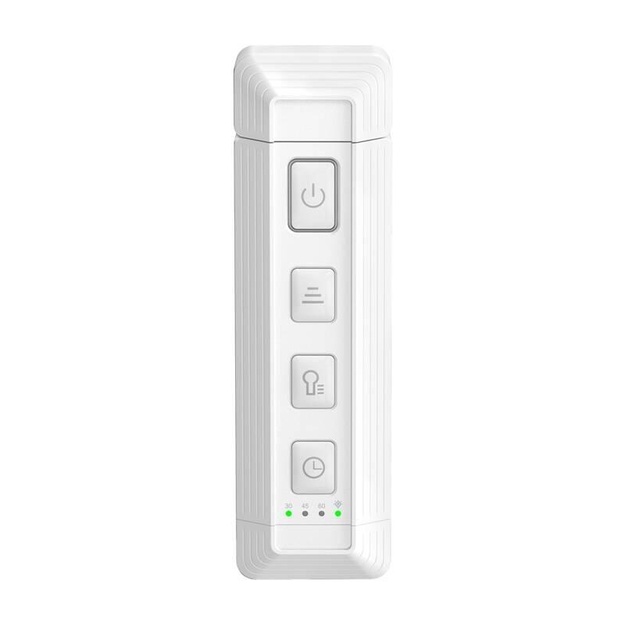 Glocusent GLCSNTA2603 Izvelkams grāmatu lukturītis USB 500mAh balts