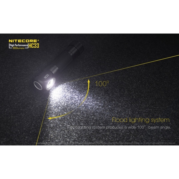 Nitecore HC33 žibintuvėlis
