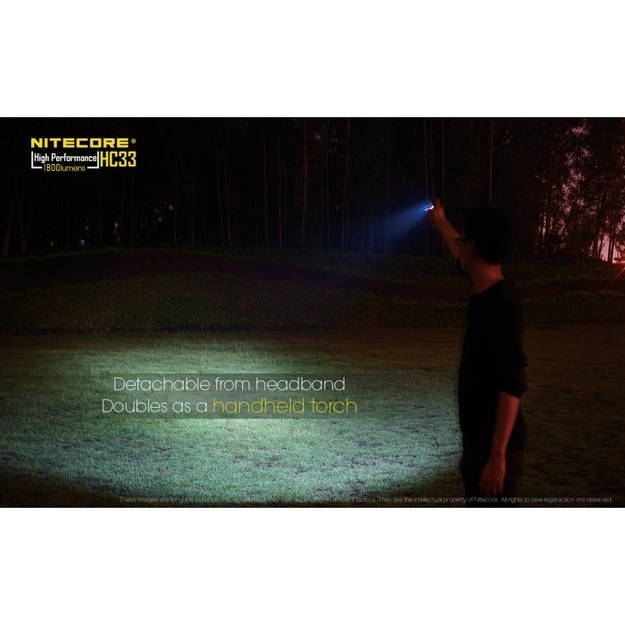 Nitecore HC33 žibintuvėlis