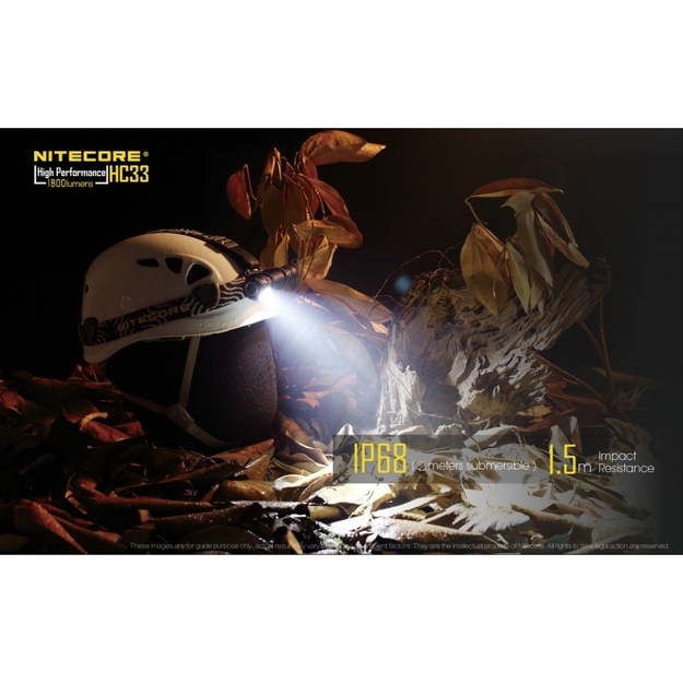 Nitecore HC33 žibintuvėlis