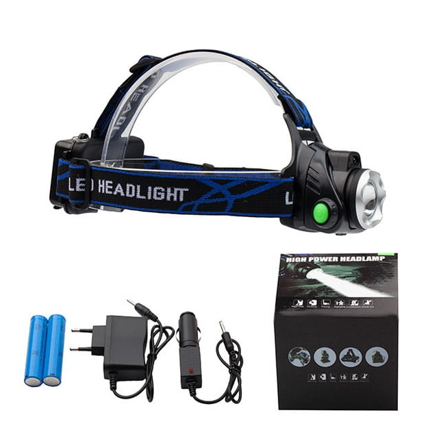 Rechargeable headlamp with motion sensor 10W