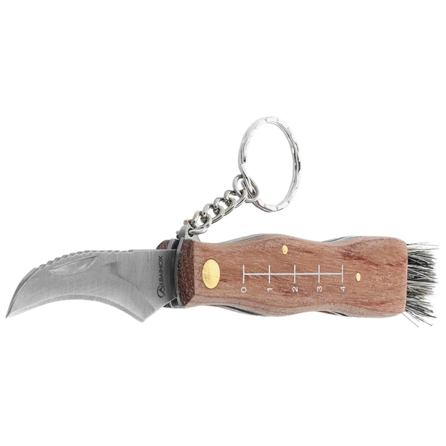 Martinez Albainox Setera Madera Wood, Satin Mushroom Knife (10577)