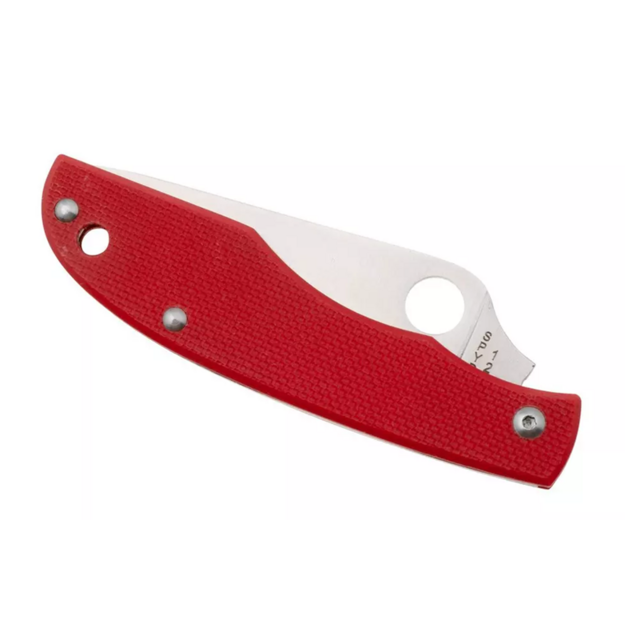 Spyderco Grasshopper saliekamais nazis G10 Satin 12C27 Red C138GRDP