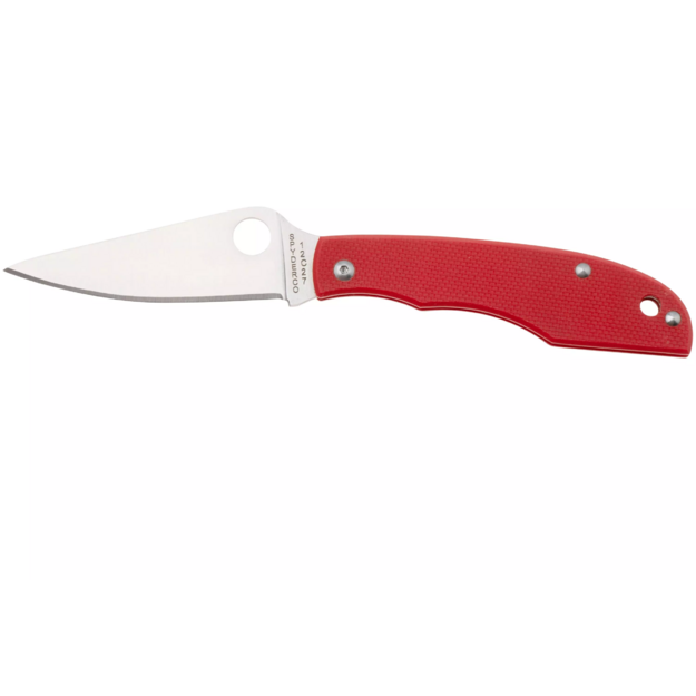 Spyderco Grasshopper saliekamais nazis G10 Satin 12C27 Red C138GRDP
