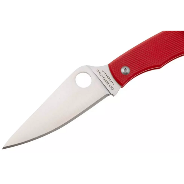 Spyderco Grasshopper saliekamais nazis G10 Satin 12C27 Red C138GRDP