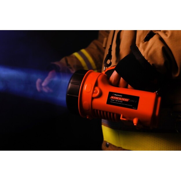 Mactronic 222lm Ex-ATEX Zone 0 prožektors ar uzlādes staciju M-FIRE SL112