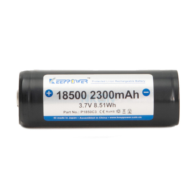 Keeppower akumulators 18500 2300mAh 3.7V