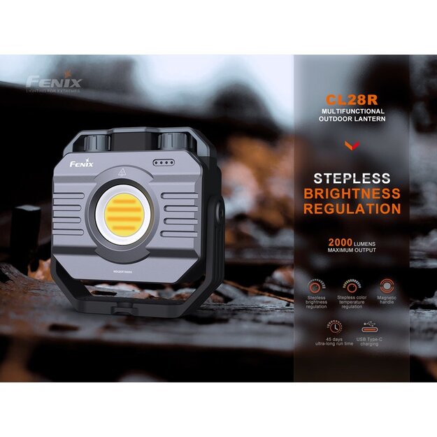 Fenix CL28R āra uzlādējama laterna