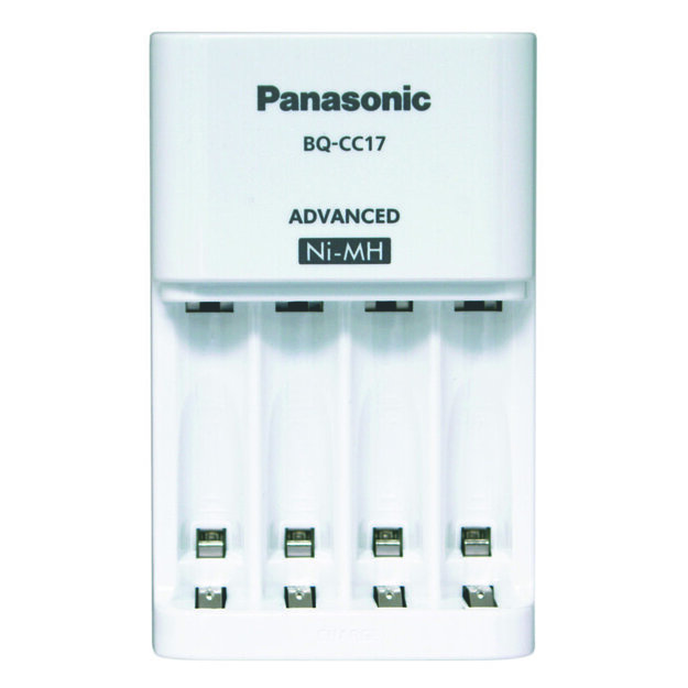 Panasonic Eneloop BQ-CC17 lādētājs + 4 x R6/AA Eneloop 2000mAh BK-3MCDE