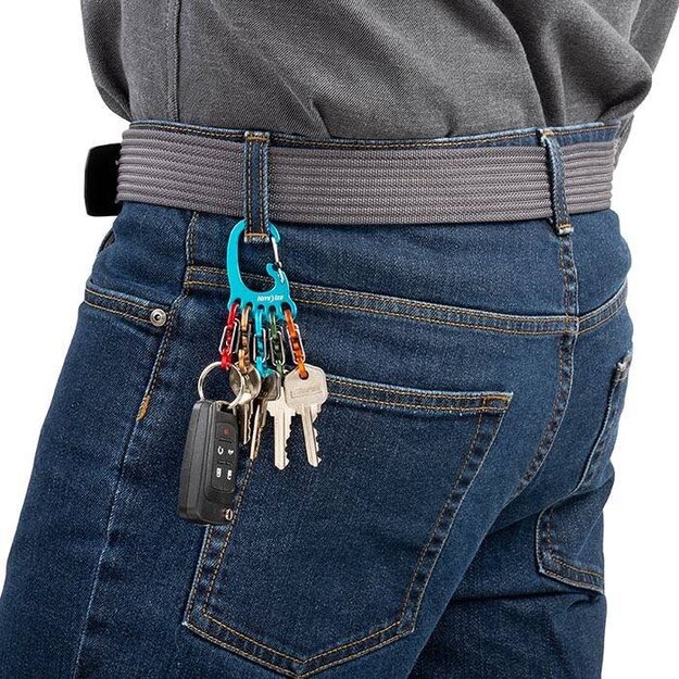 Nite Ize - BigFoot Locker Color Key Holder Aluminum - KLKBFA-03-R6