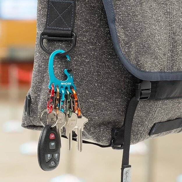 Nite Ize - BigFoot Locker Color Key Holder Aluminum - KLKBFA-03-R6