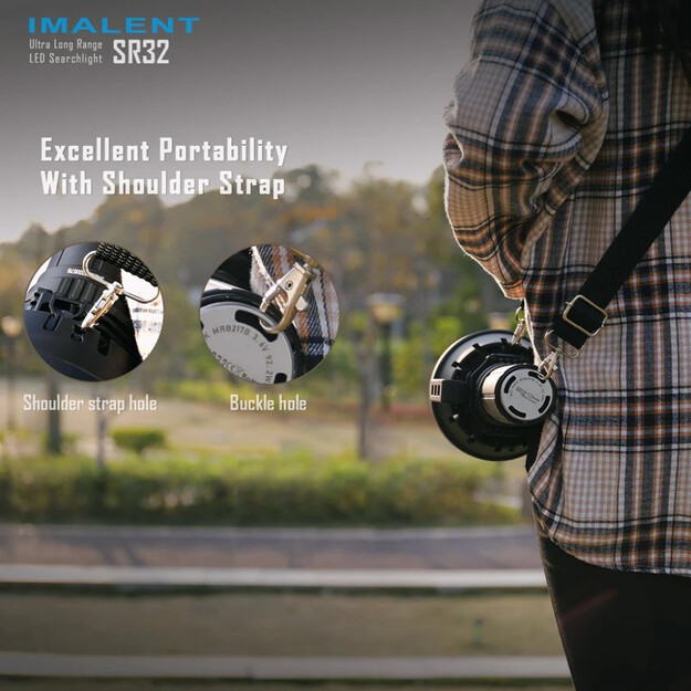 Imalent SR32 120000 lumen flashlight