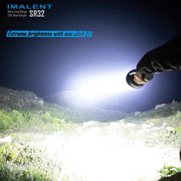 Imalent SR32 120000 lumen flashlight