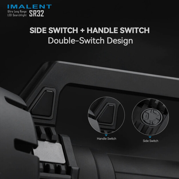 Imalent SR32 120000 lumen flashlight